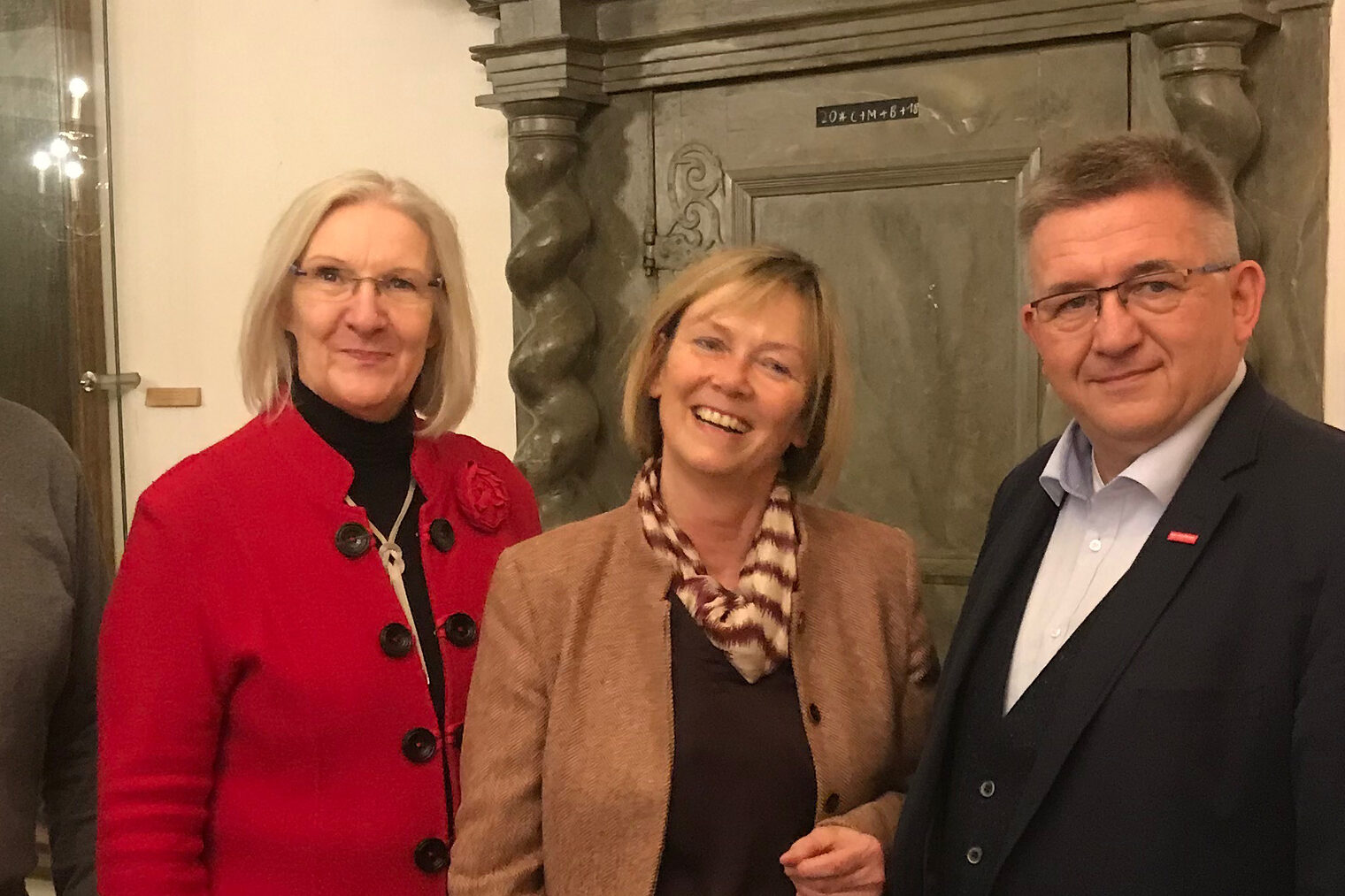 Das Präsidium der Handwerkskammer besucht Bürgermeisterin Silvia Nieber im Stader Rathaus.