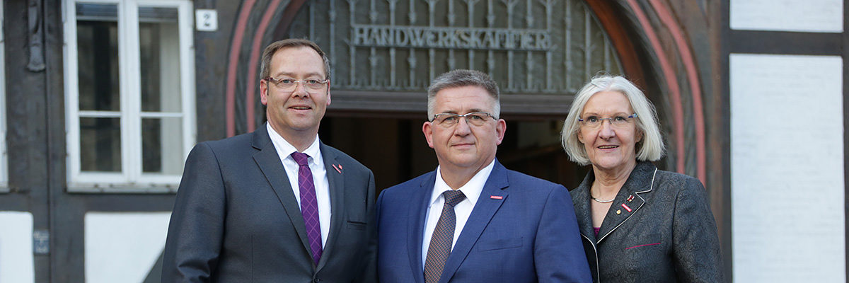 Vollversammlung 2019, Präsidiu, Kammerpräsident, Vizepräsident, Vizepräsidentin, Heidi Kluth, Lutz Scholz, Detlef Bade