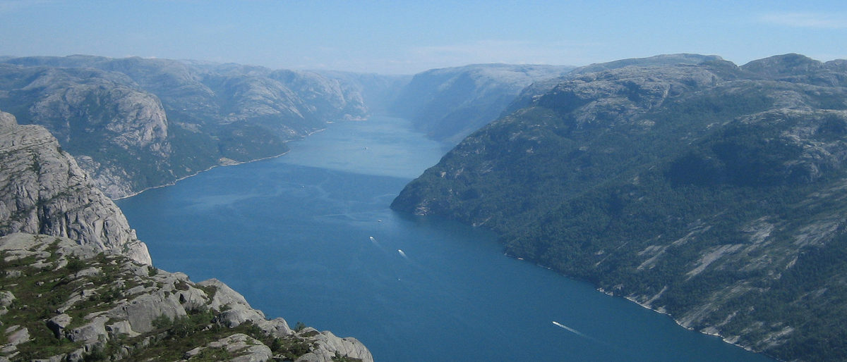 Fjord in Norwegen Fjord in Norwegen