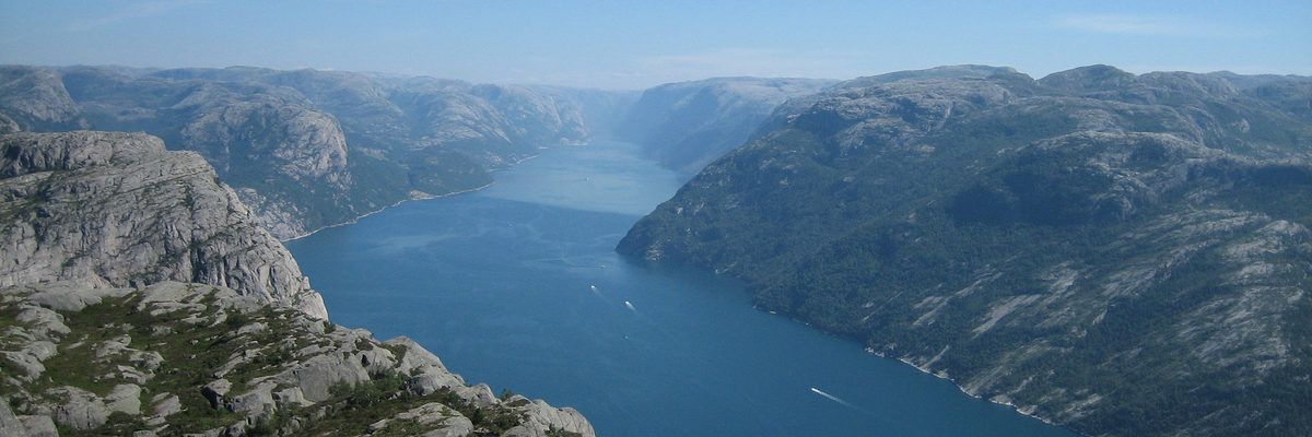 Fjord in Norwegen Fjord in Norwegen