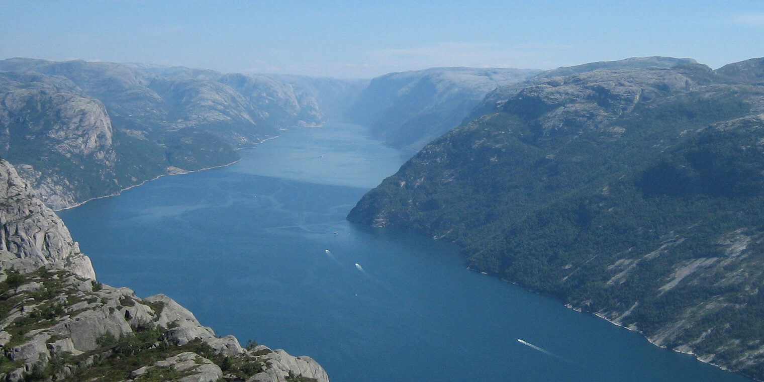 Fjord in Norwegen Fjord in Norwegen