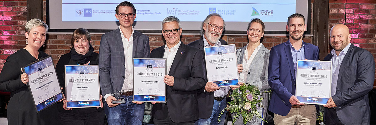 Preisträger des Gründerstar 2019 Preisträger des Gründerstar 2019