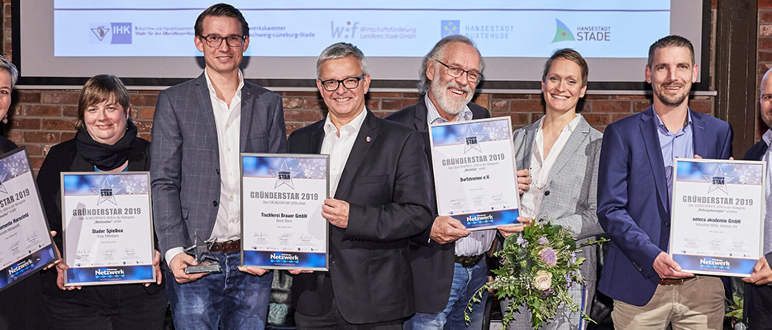 Preisträger des Gründerstar 2019 Preisträger des Gründerstar 2019