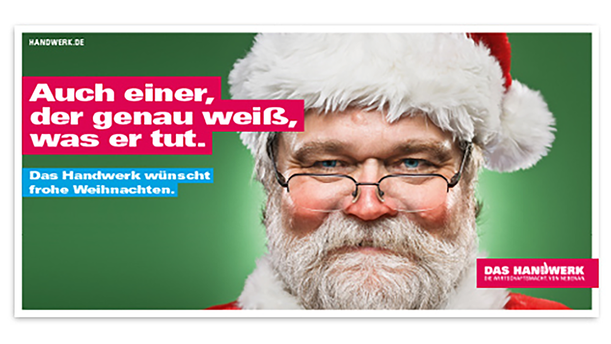Motiv der Weihnachtskarte 2019 - Imagekampagne Motiv der Weihnachtskarte 2019 - Imagekampagne
