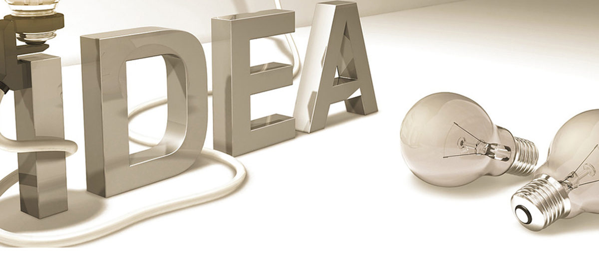 Idee, Gute Idee, Ein Licht aufgehen, Glühbirne, Glühlampe, Brainstorming, Geist, Bildung, Gehirn, Querformat
