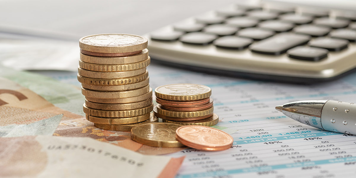 Geld, Münzen, Euro, Steuern, Finanzen, Buchhaltung
