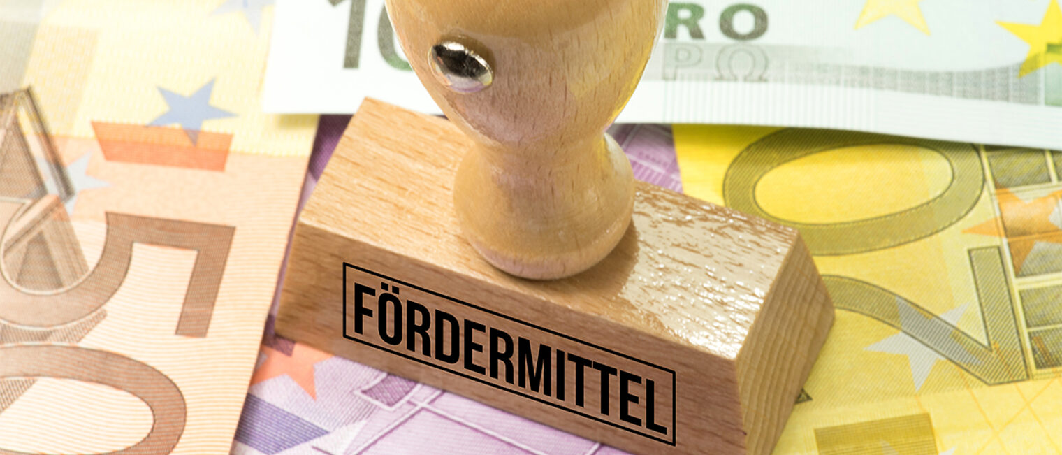 Finanzielle Förderung, Geld, Münzen, Euro, Hilfsprogramm, Zuschuss, Kredit