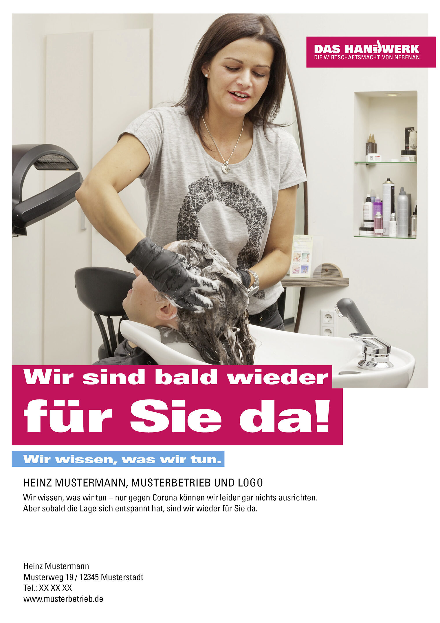 Imagekampagne 2020, Das Handwerk, Corona