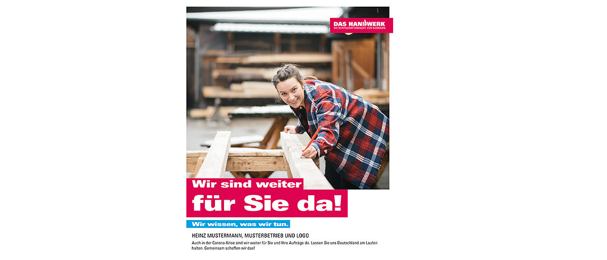 Corona, Das Handwerk, Imagekampagne 2020, Titelbild