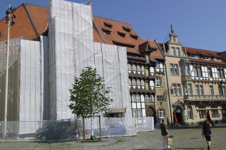 Fassadensanierung, Braunschweig, Burgplatz, Hauptverwaltungssitz, Sanierungsarbeiten, Phase 1