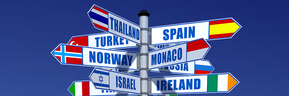 Außenwirtschaft, Ausland, Ländermarkte, International, Flagge