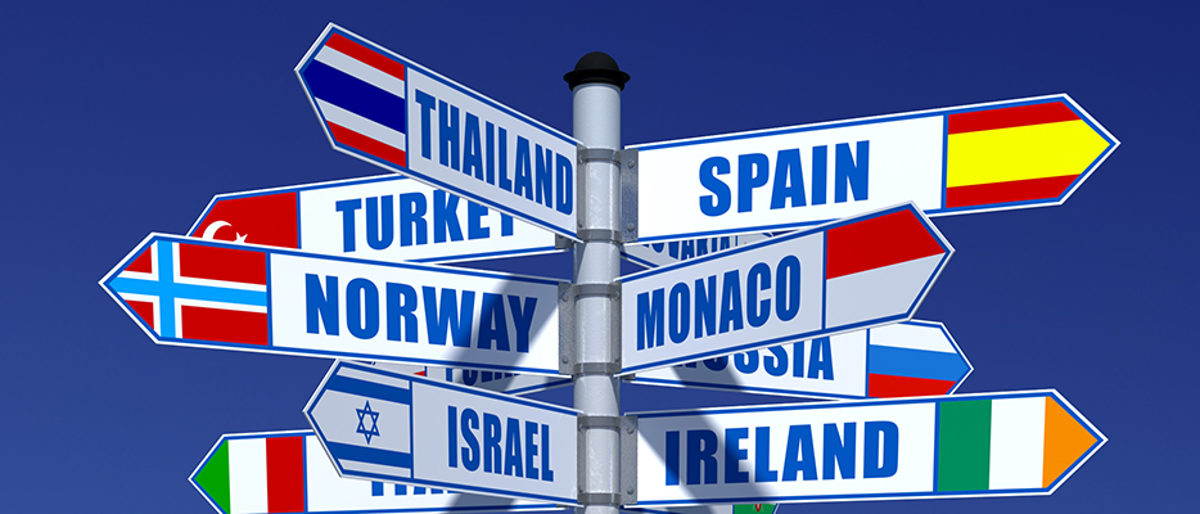 Außenwirtschaft, Ausland, Ländermarkte, International, Flagge