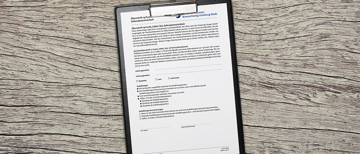 Formular, Formularänderungen, Eintragung, Betriebsbörse