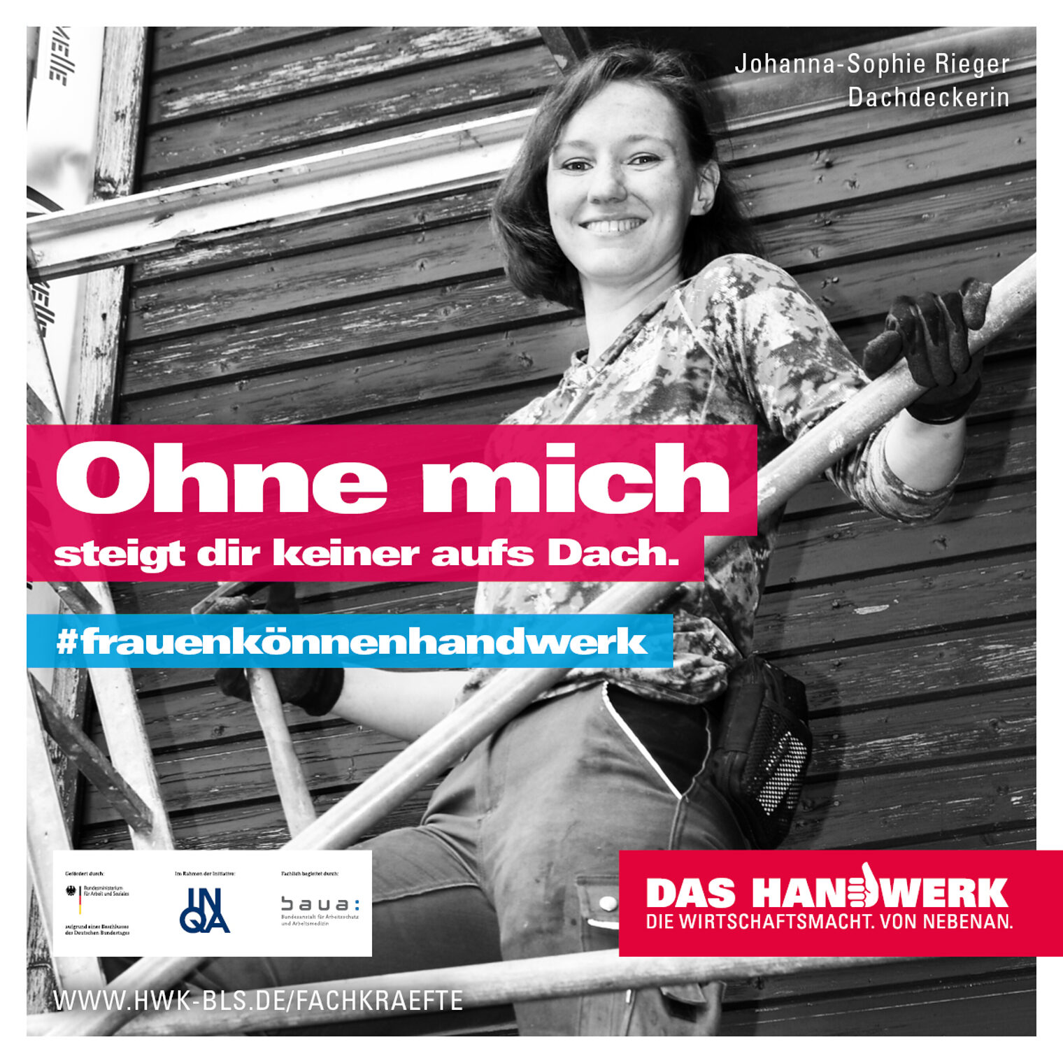 Plakatkampagne #frauenkönnenhandwerk