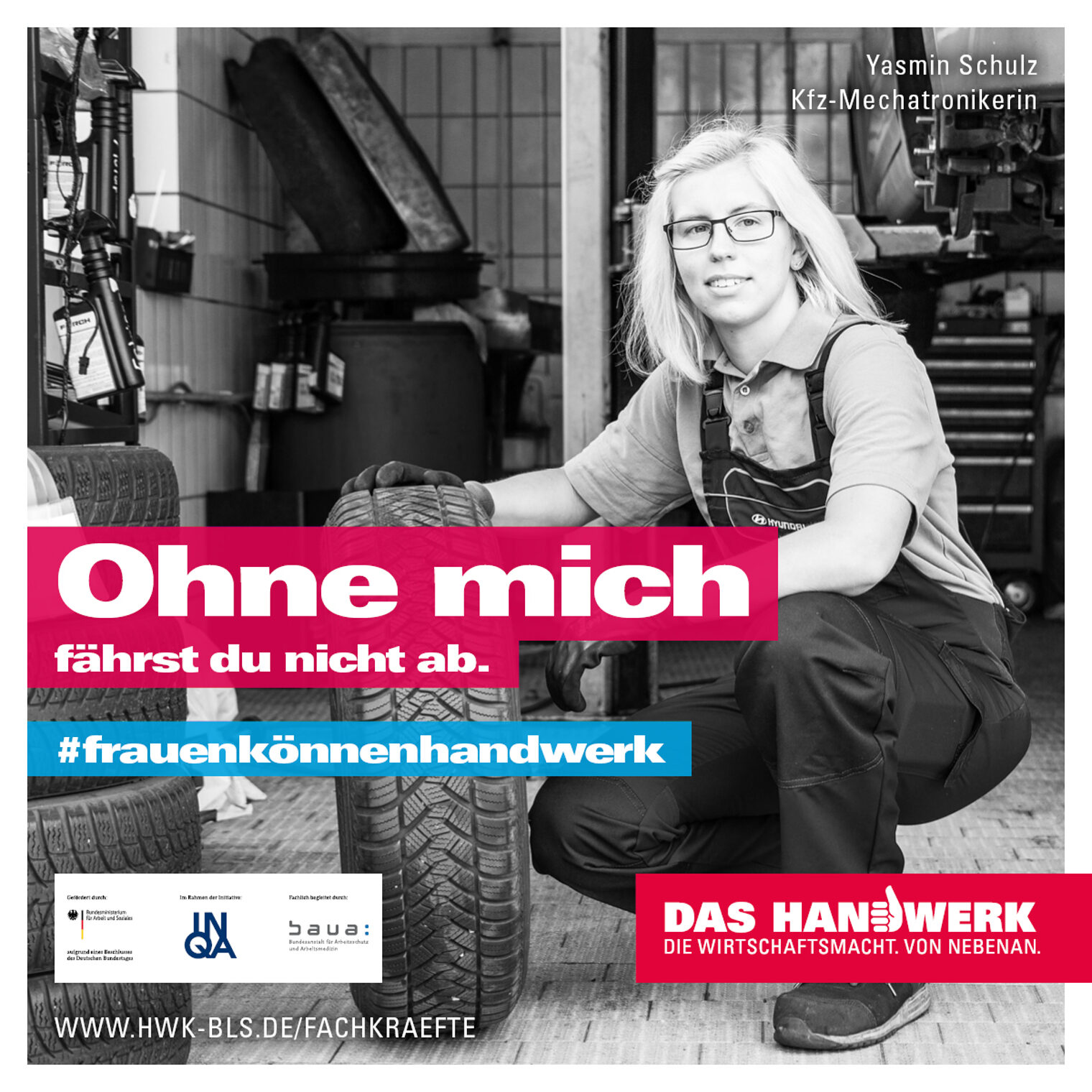 Plakatkampagne #frauenkönnenhandwerk