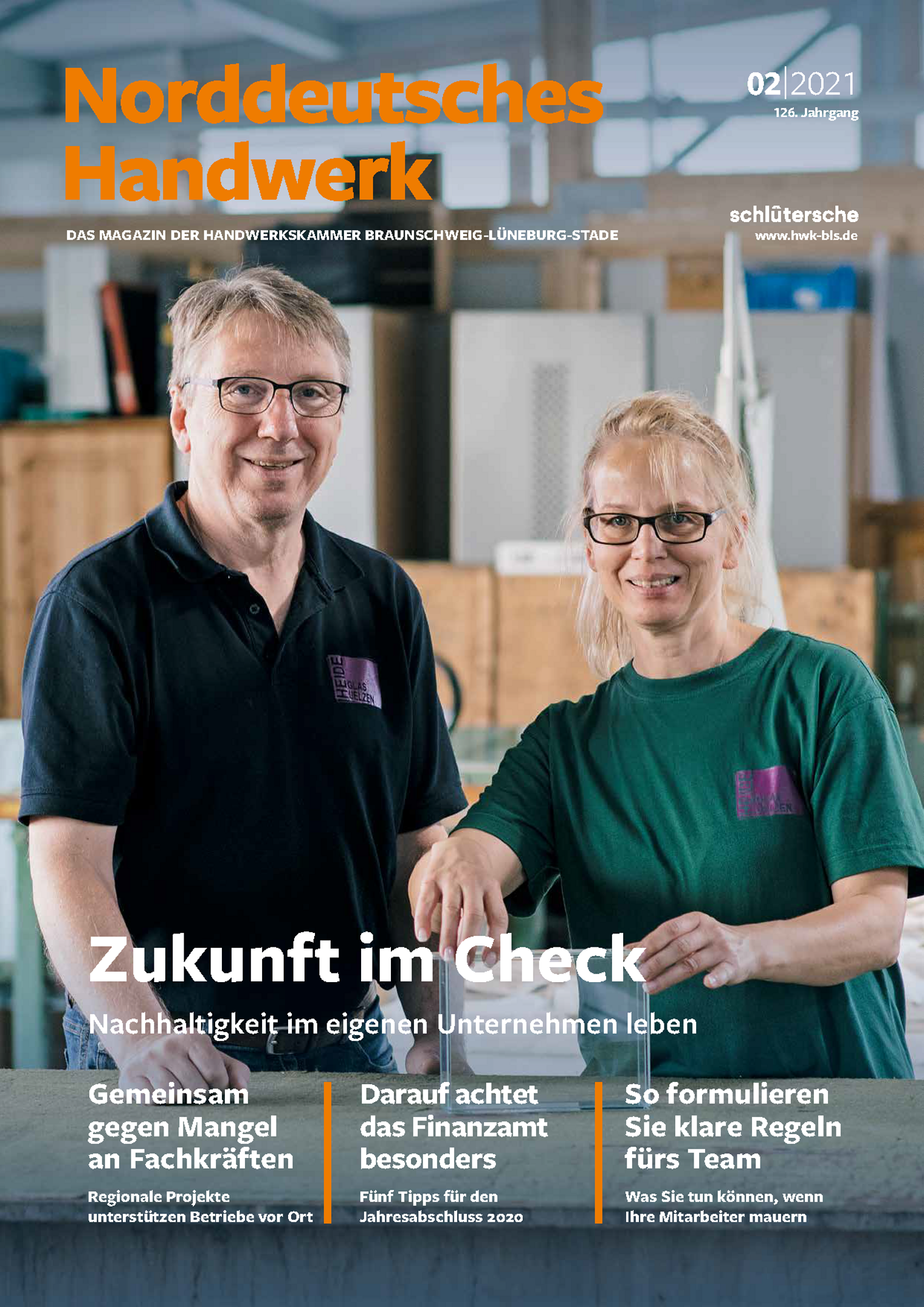 Titelbild Norddeutsches Handwerk 02/2021