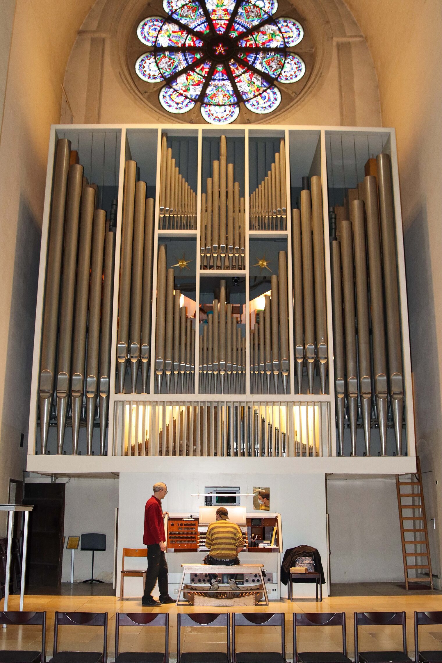Der Orgel- und Harmoniumbauer Florian Fay kümmert sich um die Generalüberholung der Orgel im Braunschweiger Dom. 