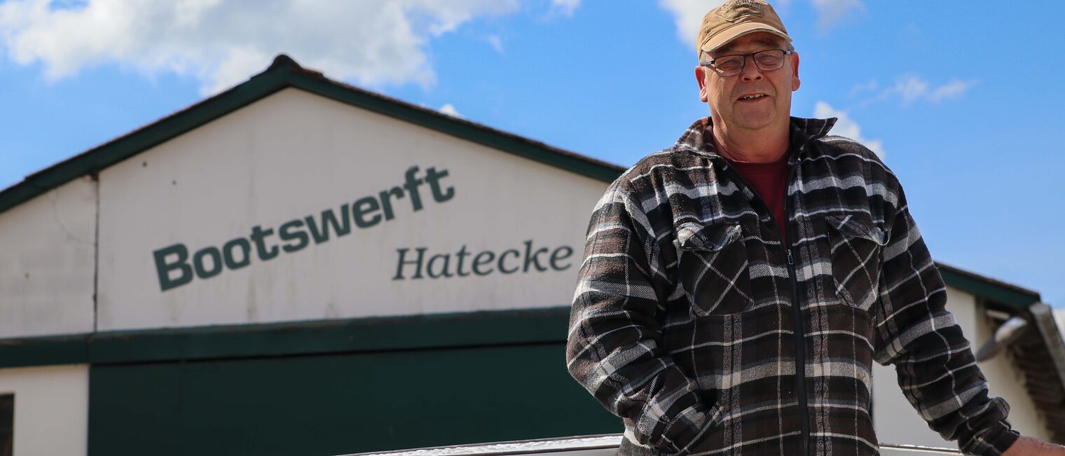 Die Hatecke-Werft in Freiburg an der Elbe wird von Rainer Hatecke in f&uuml;nfter Generation gef&uuml;hrt. 