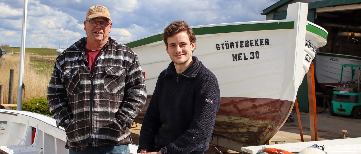 Die Hatecke-Werft wird von Rainer Hatecke in fünfter Generation geführt. Azubi Elia Wirth ist mit im Boot. 