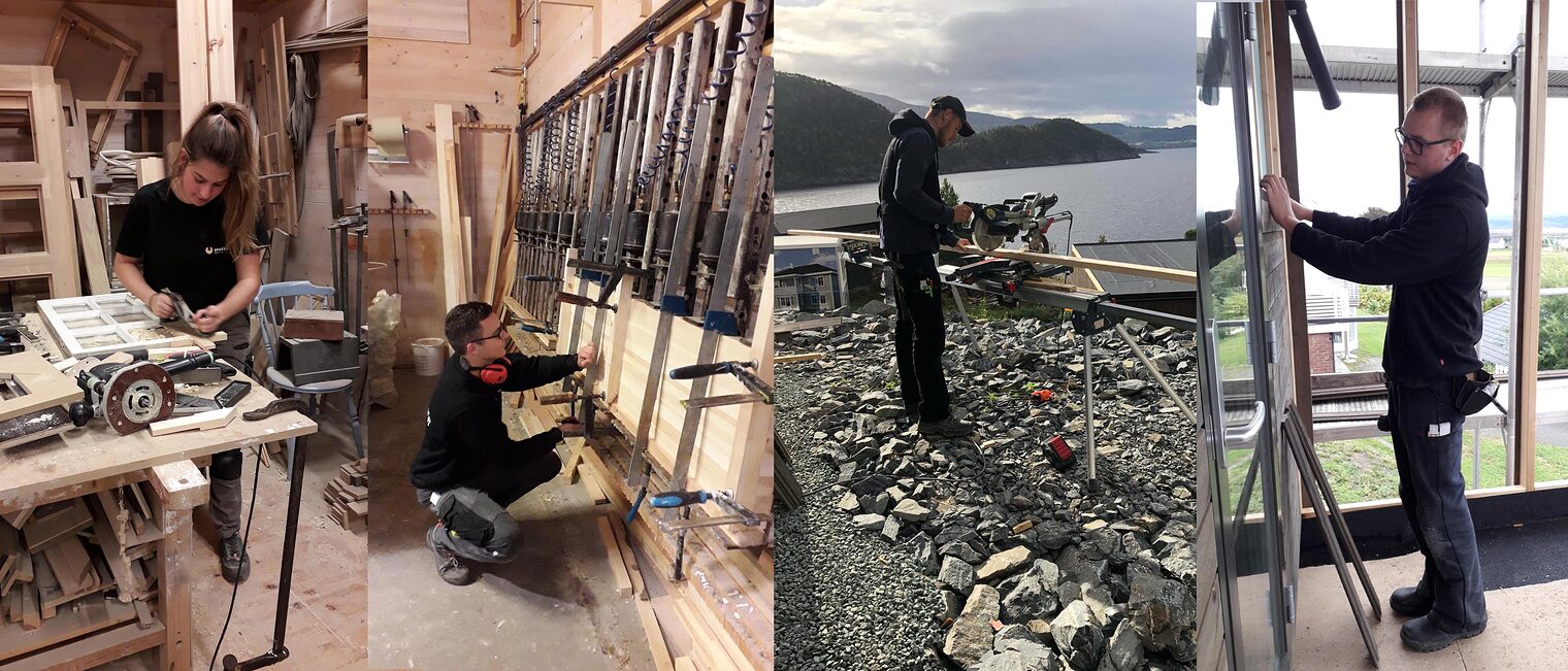 Nachwuchshandwerker sammeln Berufserfahrung in Norwegen. 