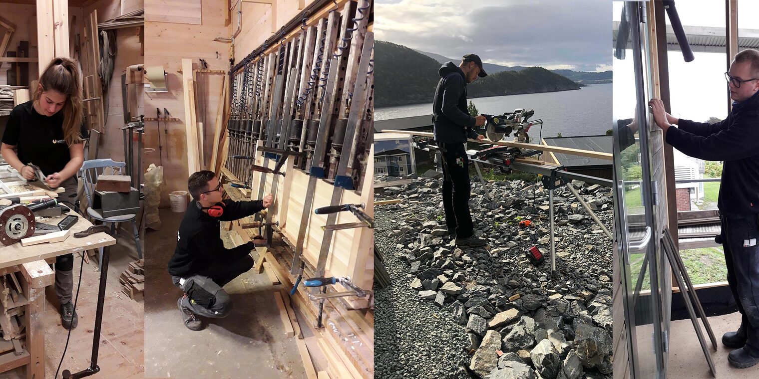 Nachwuchshandwerker sammeln Berufserfahrung in Norwegen. 