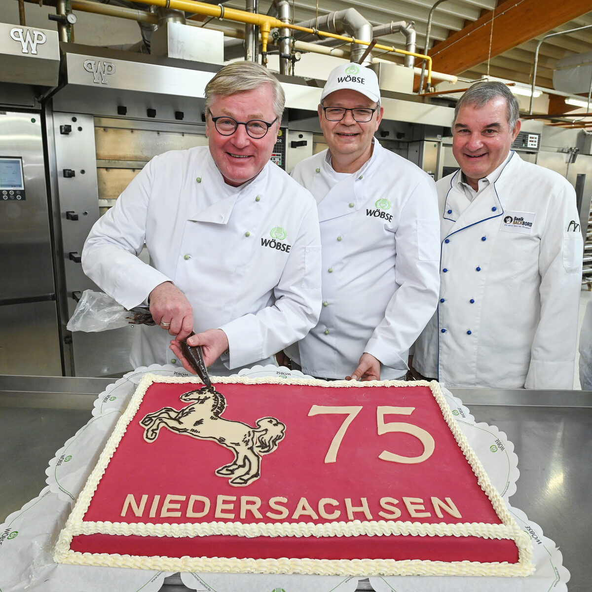 Geburtstagstorte 75 Jahre Niedersachsen Bäckerei Wöbse
