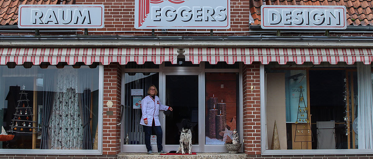 Susanne Eggers feiert mit ihrem Betrieb "Eggers Raum & Design" 100-jähriges Bestehen. 