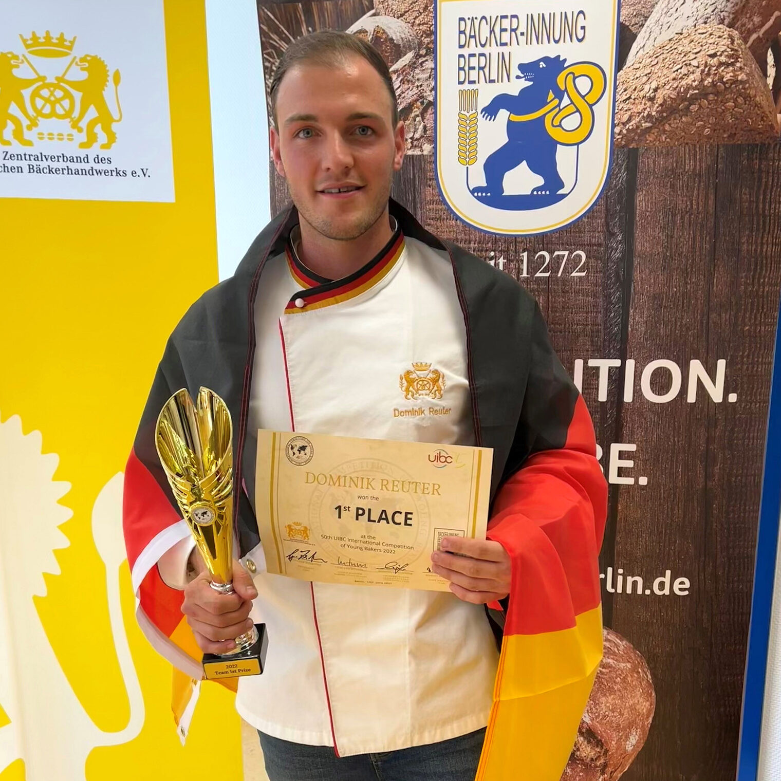 Dominik Reuter aus Rotenburg ist Deutscher Bäckermeister und Weltmeister