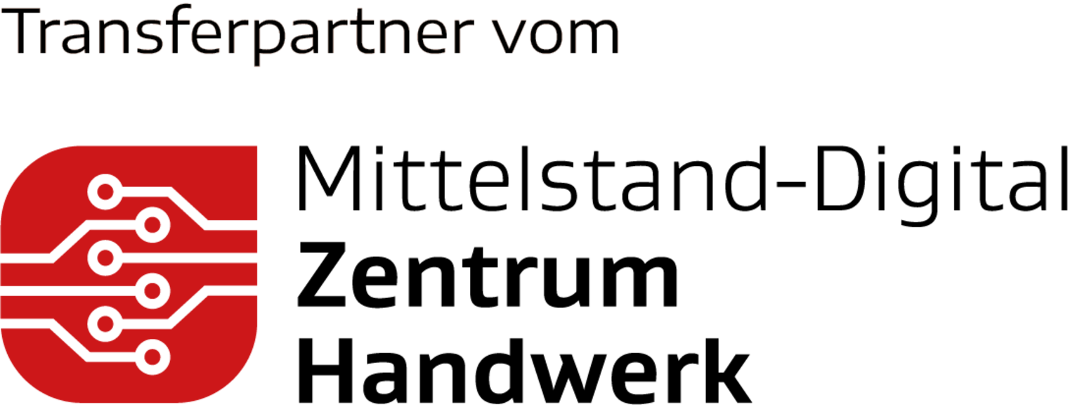 Logo "Transferpartner von Mittelstand-Digital Zentrum Handwerk"