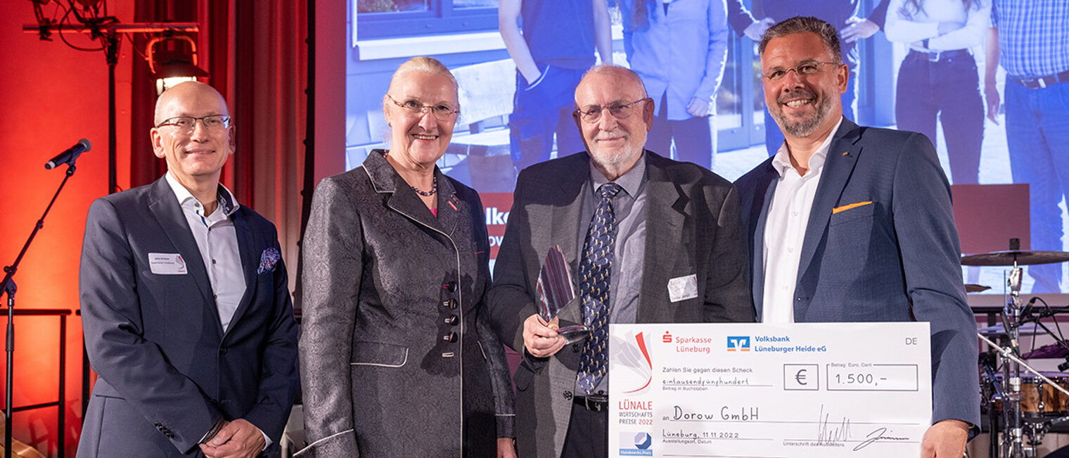Der Lünale-Handwerkspreis 2022  geht an die Firma Dorow GmbH aus Schneverdingen