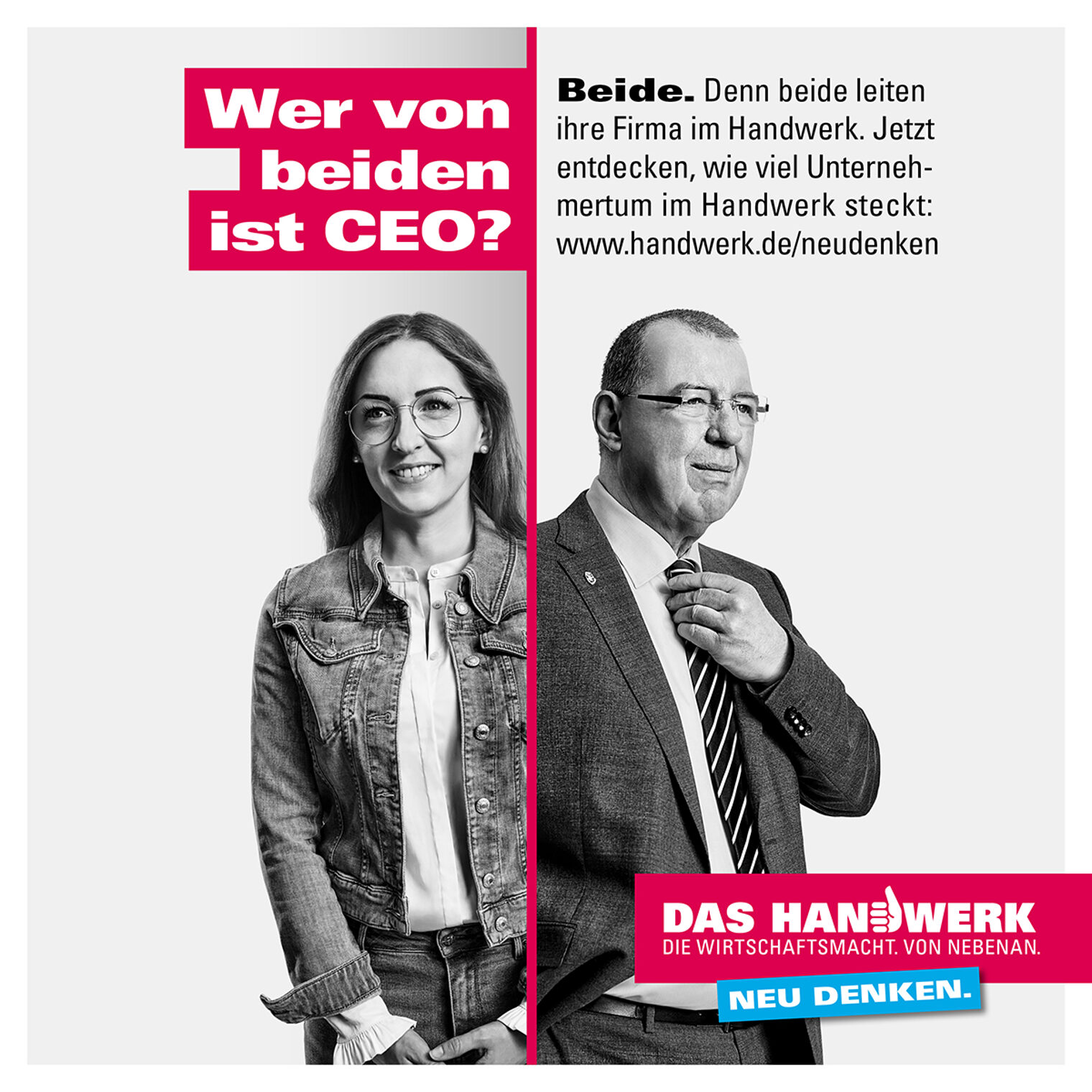 Wer von beiden ist CEO? Beide.