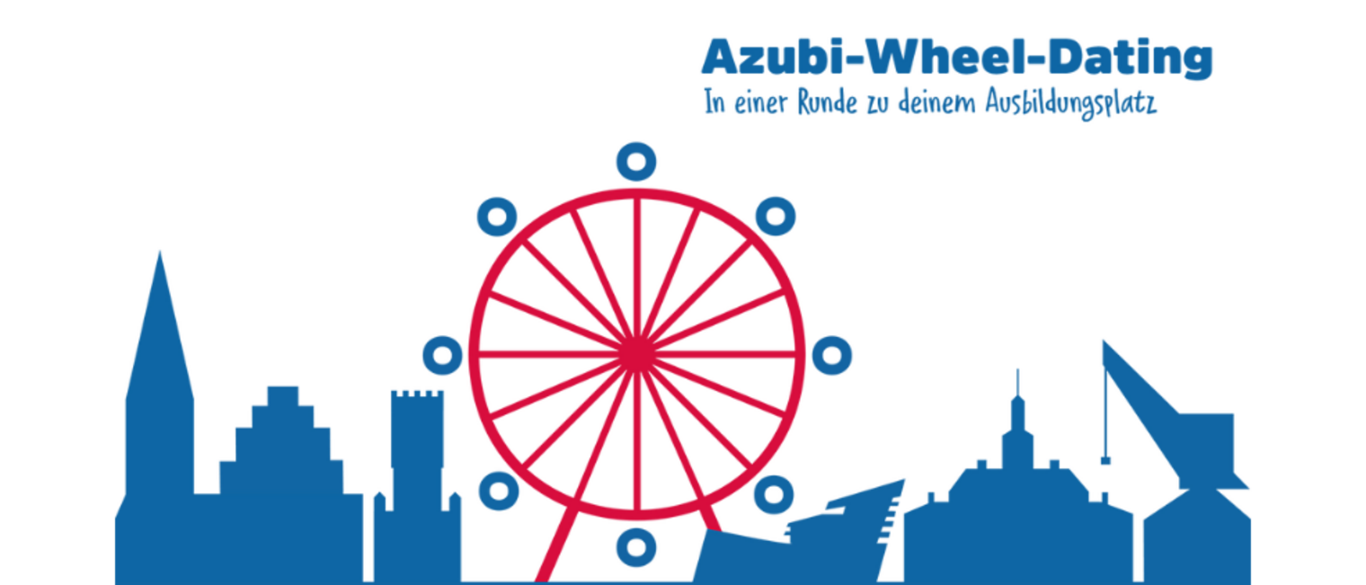 Werbebild zum Azubi-Wheel-Dating