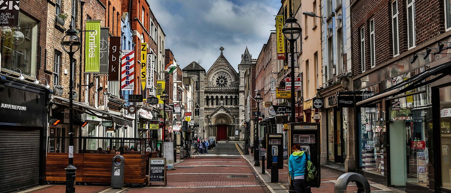 Symbolbild einer Straße in Dublin / Irland
