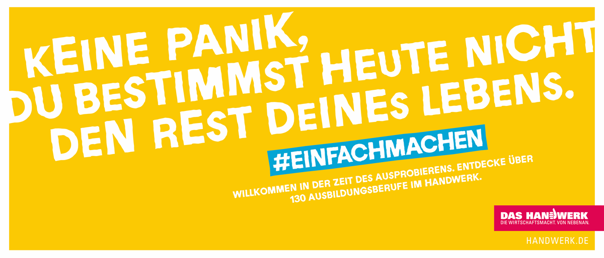Imagekampagne; #einfachmachen