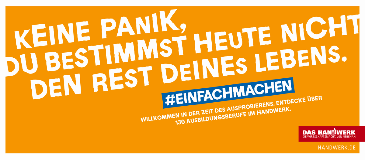 Imagekampagne; #einfachmachen
