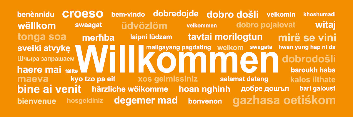 Willkommen, Welcome, Flüchtlinge, Asylbewerber
