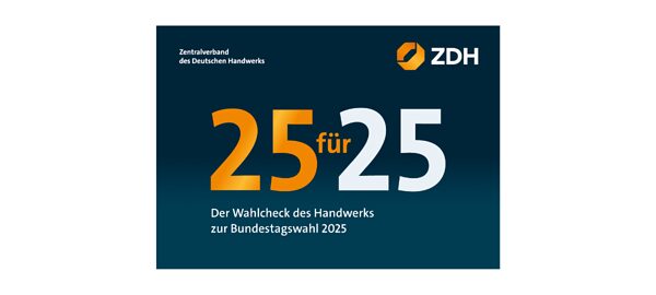 Wahlcheck des Handwerks