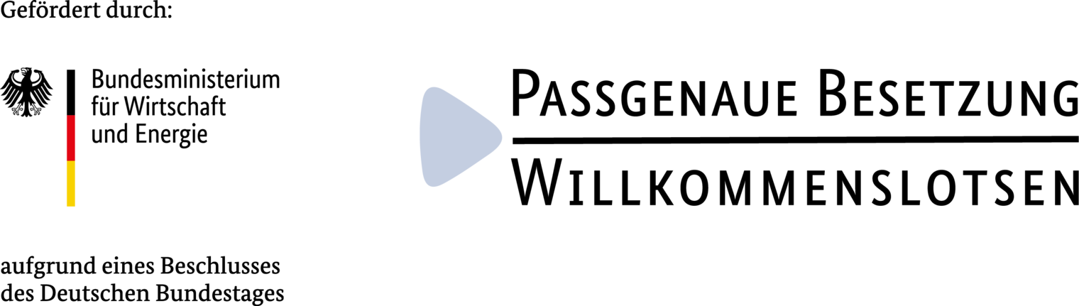 Förderlogos "Passgenaue Besetzung"