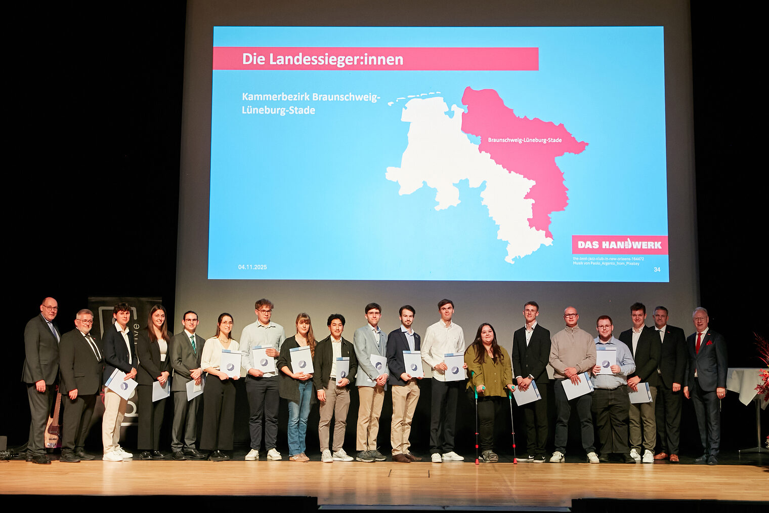 Gruppenfoto Landessiegerinnen und -sieger 2025