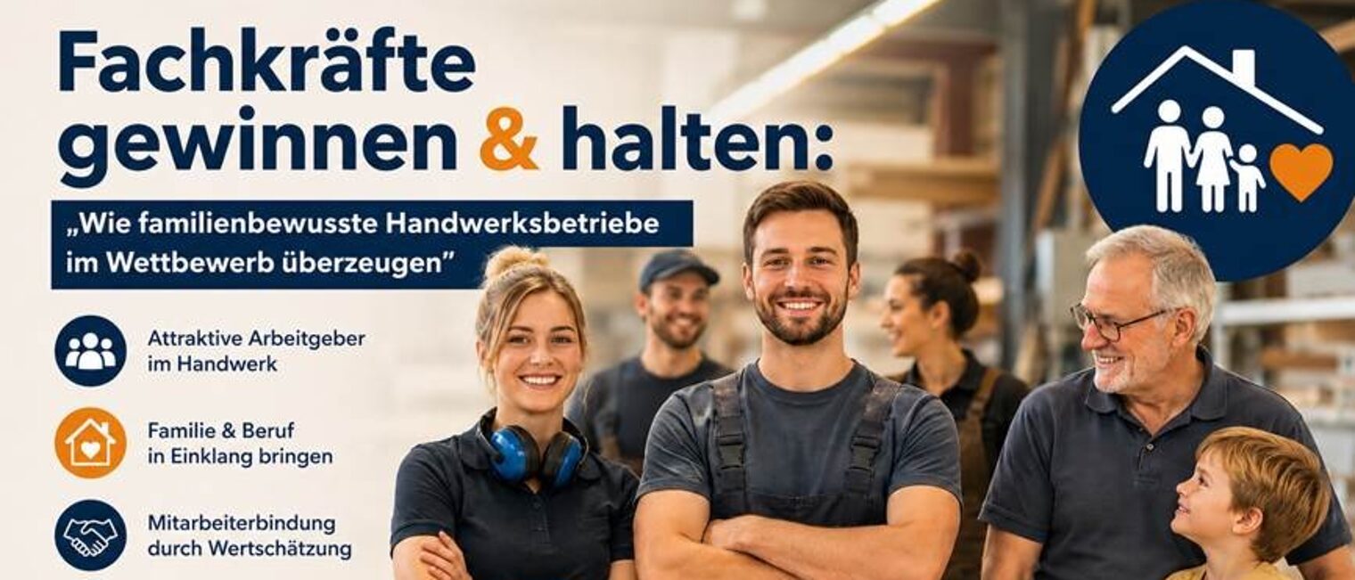 KI-generiertes Symbolbild Fachkräfte gewinnen und halten. 