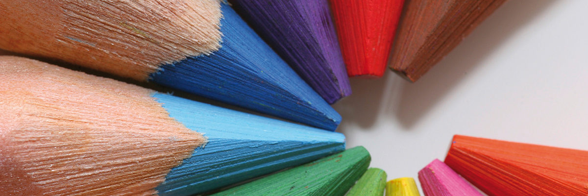 Buntstifte, bunt, stift, kreis rund regebogen, rot, blau, grün, holz, schreiben, Praxiszentrum für Gestaltung und Kreativität, Farbe