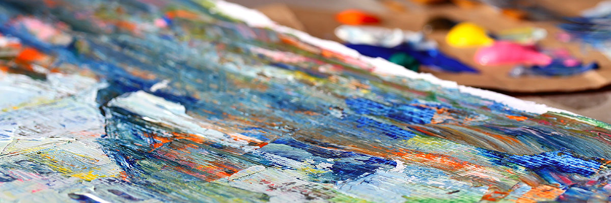 Acryl, Farben, Leinwand, Bunt, Praxiszentrum für Gestaltung und Kreativität