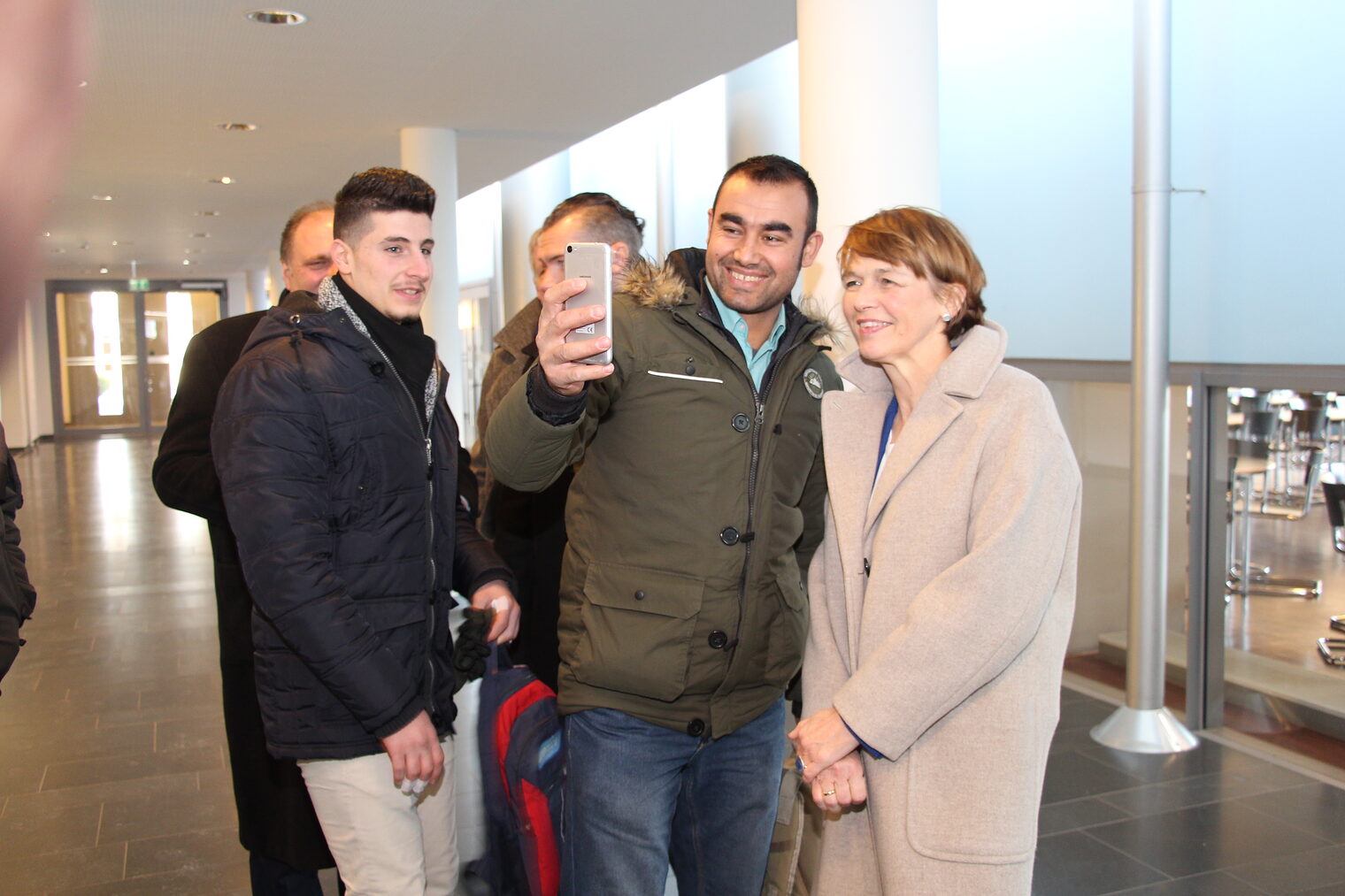 Selfie mit Elke Büdenbender.