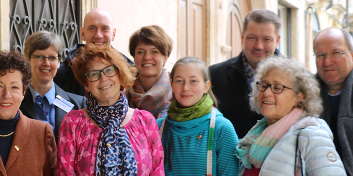 Deutsche Ausbilder besuchen Schneiderei von Paolo Girardi in Vicenza.