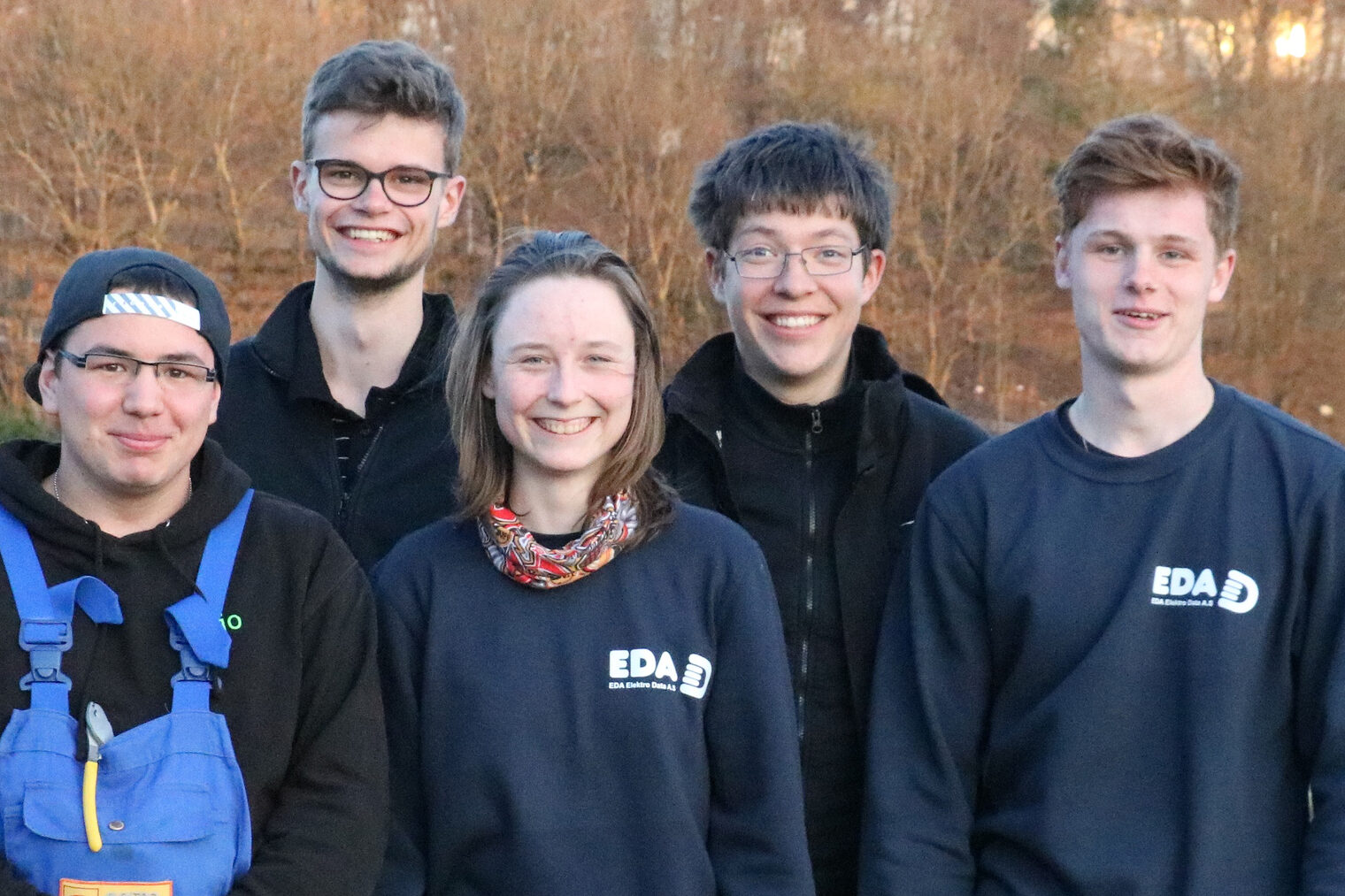 Die Gruppe der Lehrlinge, die in Lillestrom waren. Die Gruppe der Lehrlinge, die in Lillestrom waren.