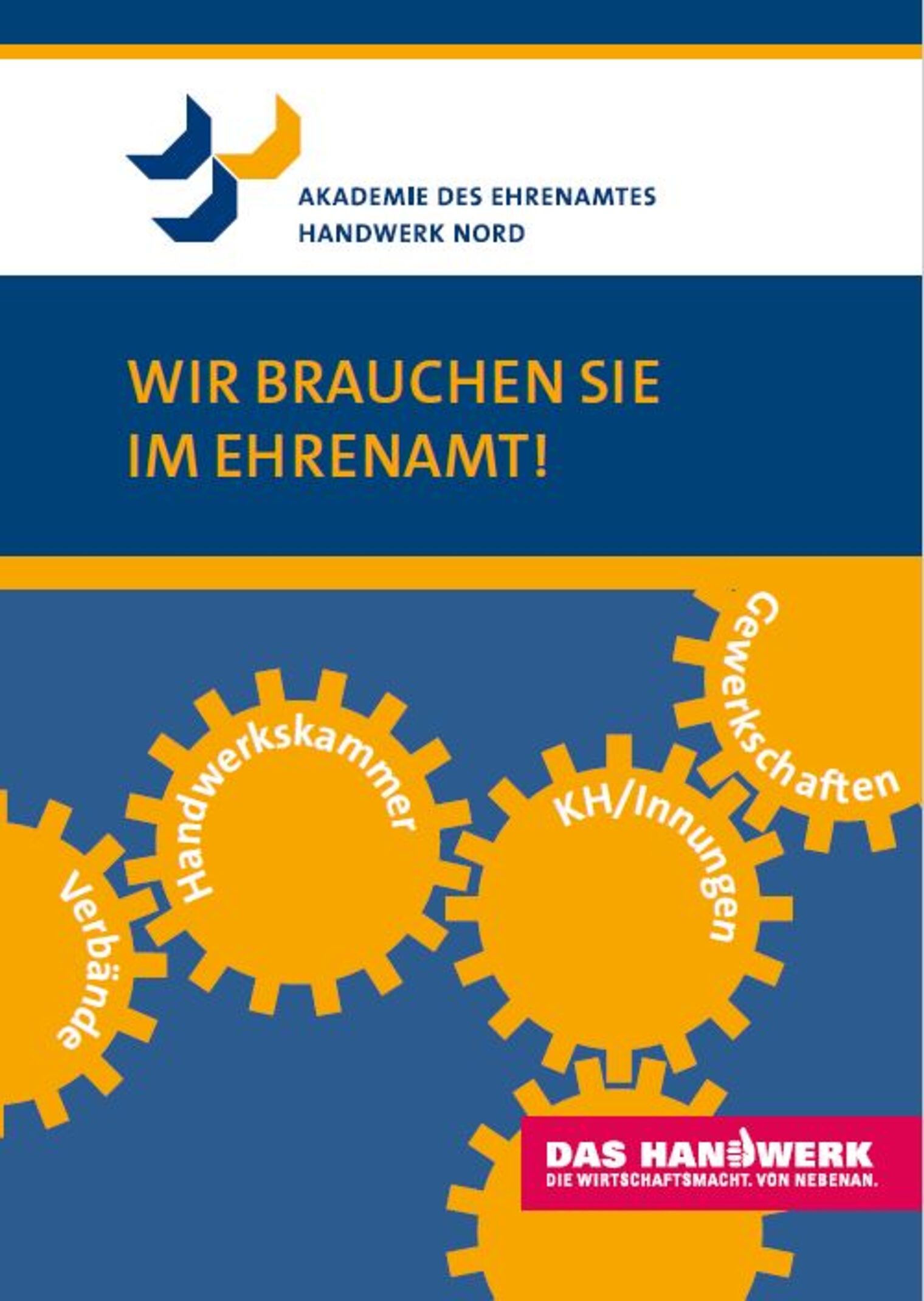 Wir brauchen Sie im Ehrenamt