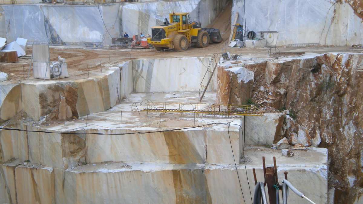 Steinbruch in Carrara