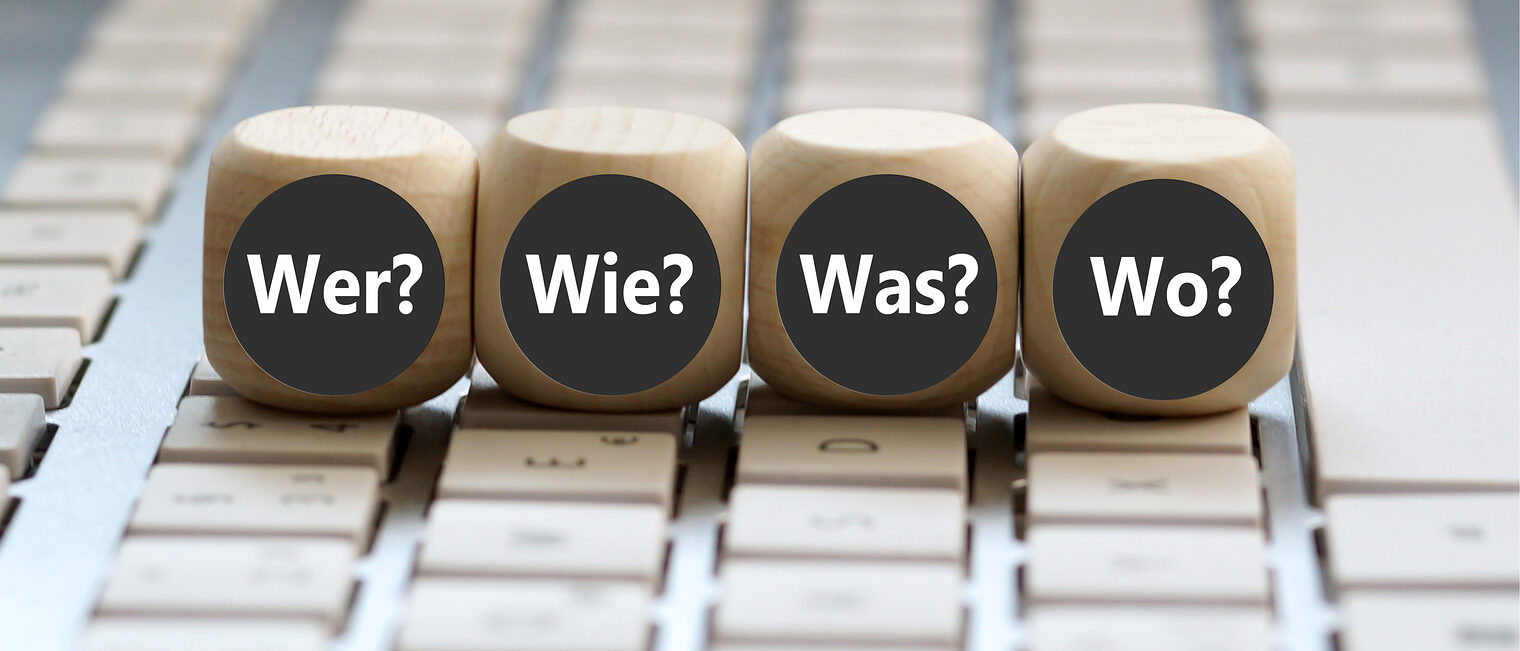 Würfel, Fragen, Wer, Wie, Wo, Was, FAQ, Termine