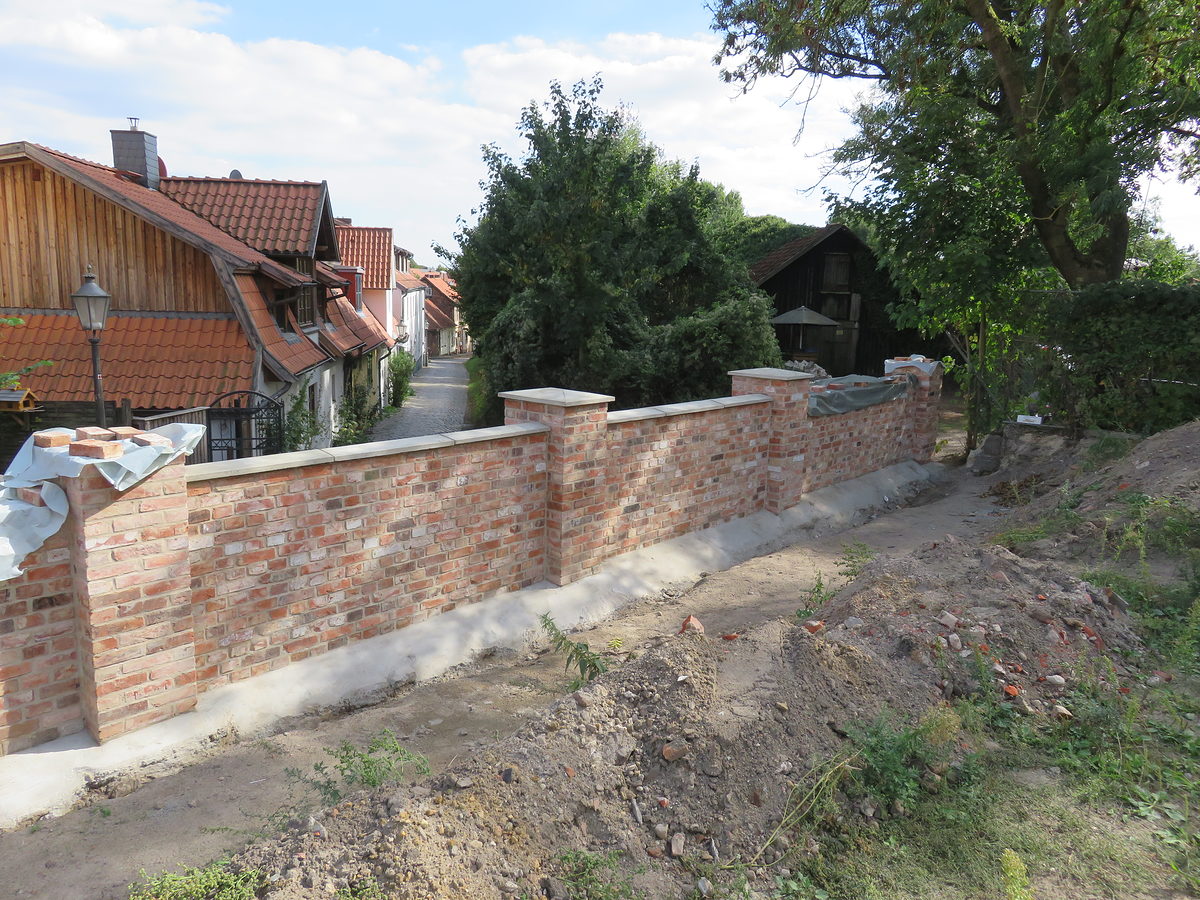 Historische Mauer am Lüneburger Sülzwall